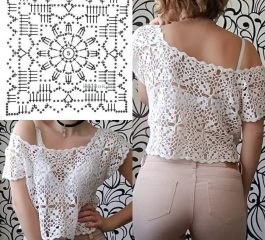Crochet blouses: 6 beautiful FREE patterns