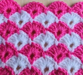 This crochet blanket pattern is perfect for making a cozy, sweet addition to any room