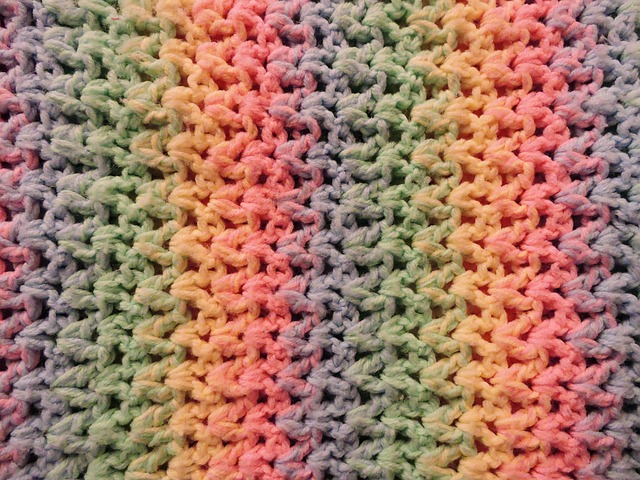 Crochet Ombre colored Blanket