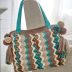 Free Pattern: Stunning Crochet Bag With Flame Stitches