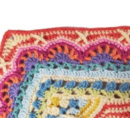 Persian Tiles extension Blanket – Free crochet Pattern