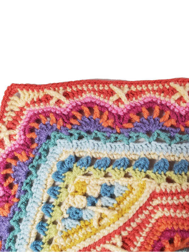 Persian Tiles extension Blanket – Free crochet Pattern