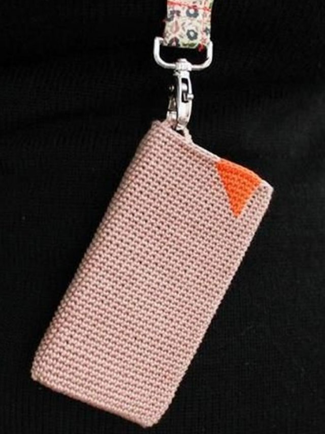 Crochet Cell Phone pouch - 2