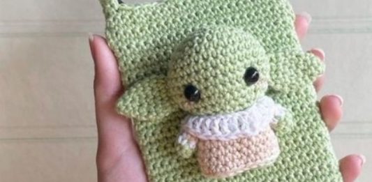 Crochet Cell Phone Pouch DIY