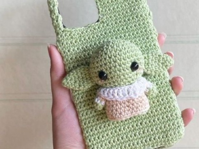 Crochet Cell Phone Pouch DIY