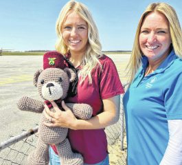 A bear handcrafted with devotion raised more than $1,000 for Shriners Children’s Ohio when it was donated