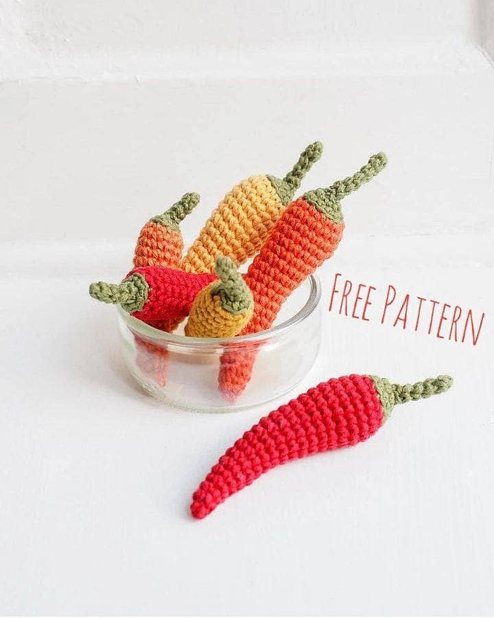 How many pieces does a crochet kitchen set have – Free Patterns