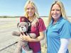 A bear handcrafted with devotion raised more than $1,000 for Shriners Children’s Ohio